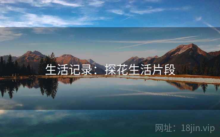 生活记录：探花生活片段