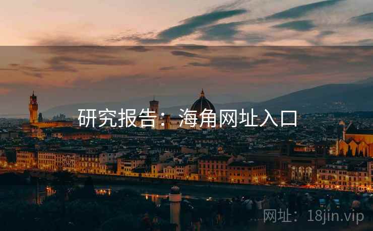 研究报告：海角网址入口